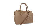 Prada Women's Beige Leather Shoulder Bag 1BB023