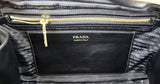 Prada Women's Black Leather Mirage Shoulder Bag 1BB045