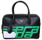 Prada Women's Black Leather Mirage Shoulder Bag 1BB045