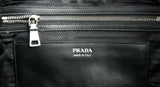 Prada Women's Black Leather Mirage Shoulder Bag 1BB045