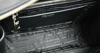Prada Women's Black Leather Mirage Shoulder Bag 1BB045