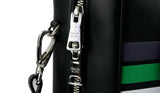 Prada Women's Black Leather Mirage Shoulder Bag 1BB045