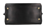 Prada Women's Black Leather Mirage Boston Shoulder Bag 1BB047