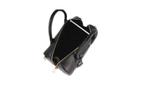 Prada Women's Black Leather Mirage Shoulder Bag 1BB047