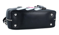 Prada Women's Black Leather Mirage Bananas Shoulder Bag 1BB049