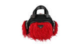 Prada Women's Black Frankenstein Shoulder Bag 1BB061