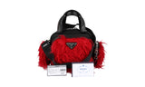 Prada Women's Black Frankenstein Shoulder Bag 1BB061