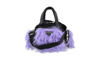 Prada Women's Black Frankenstein Shoulder Bag 1BB061