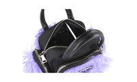 Prada Women's Black Frankenstein Shoulder Bag 1BB061
