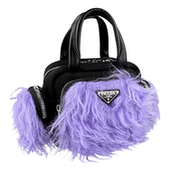 Prada Women's Black Frankenstein Shoulder Bag 1BB061