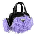 Prada Women's Black Frankenstein Shoulder Bag 1BB061