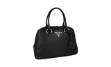 Prada Women's 1BB087 Black Leather Shoulder Bag
