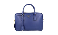 Prada Women's Blue Saffiano Leather Shoulder Bag 1BB095