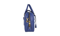 Prada Women's Blue Saffiano Leather Shoulder Bag 1BB095