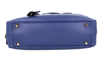 Prada Women's Blue Saffiano Leather Shoulder Bag 1BB095