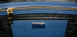 Prada Women's Blue High-Quality Saffiano Leather Shoulder Bag 1BB095