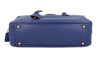 Prada Women's Blue Saffiano Leather Shoulder Bag 1BB995