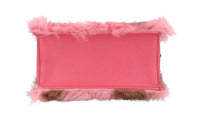 Prada Women's Pink Saffiano Leather Light Frame Shoulder Bag 1BC046