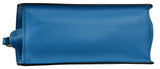 Prada Women's Blue Saffiano Leather Light Frame Shoulder Bag 1BC046