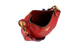 Prada Women's Red Leather Shoulder Bag 1BC052