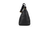 Prada Women's Black Leather Shoulder Bag 1BC068