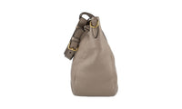 Prada Women's Grey Leather Shoulder Bag 1BC068