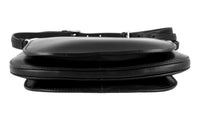 Prada Women's Black Leather Margit Monochrome Shoulder Bag 1BC082