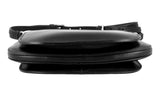 Prada Women's Black Leather Margit Monochrome Shoulder Bag 1BC082
