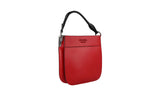 Prada Women's 1BC082 Red Saffiano Leather Leather Shoulder Bag