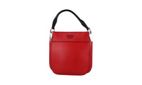 Prada Women's Red High-Quality Saffiano Leather Margit Shoulder Bag 1BC082