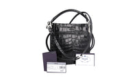 Prada Women's Black Leather Margit Shoulder Bag 1BC082