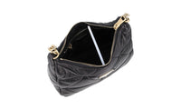 Prada Women's Black Leather Re-edition Spectrum Padded Shoulder Bag 1BC157