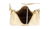Prada Women's Gold Saffiano Leather Shoulder Bag 1BC204