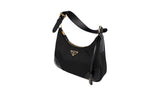 Prada Women's Black Leather Leder Re-edition 2002 Shoulder Bag 1BC214