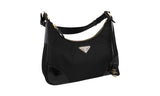 Prada Women's Black Leather Leder Re-edition 2002 Shoulder Bag 1BC214