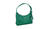 Prada Women's 1BC515 Green Textile Evening Purse