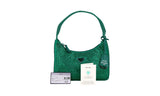 Prada Women's Green Re-edition Crystal Mini Evening Purse 1BC515