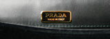 Prada Women's Black Leather Pionniere Corsaire Evening Purse 1BD039