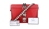 Prada Women's Red Saffiano Leather Elektra Shoulder Bag 1BD120