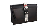 Prada Women's 1BD120 Black Saffiano Leather Leather Shoulder Bag
