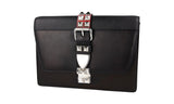 Prada Women's Black Saffiano Leather Elektra Shoulder Bag 1BD120
