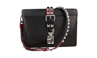 Prada Women's Black Saffiano Leather Elektra Shoulder Bag 1BD120