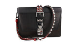 Prada Women's Black Saffiano Leather Elektra Shoulder Bag 1BD120