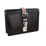 Prada Women's Black Saffiano Leather Elektra Shoulder Bag 1BD120