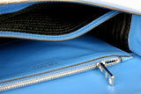Prada Women's Blue Saffiano Leather Elektra Shoulder Bag 1BD120
