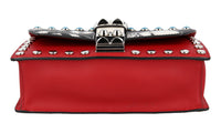 Prada Women's Red Leather Comic Elektra Limited Shoulder Bag 1BD121