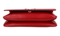 Prada Women's Red Saffiano Leather Shoulder Bag 1BD144
