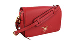 Prada Women's 1BD163 Red Leather Shoulder Bag