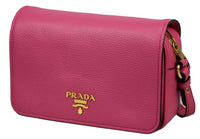 Prada Women's Pink Leather Shoulder Bag 1BD163