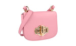 Prada Women's 1BD239 Pink Leather Shoulder Bag